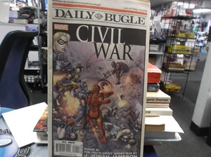 Marvel Civil War Daily Bugle Promocional "Periódico" - Imagen 1 de 4