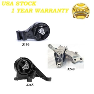 3PCS MOTOR & TRANS MOUNT FIT 2016-2019 Buick Cascada 1.6L - Auto Trans. - Picture 1 of 5