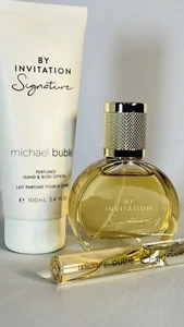 By Invitation Signature Eau De Parfum By Micheal Buble Gift Set. New No Box. - Picture 1 of 10