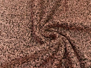 Hebilla de material de tela de piel sintética de peluche rizada rosa - Imagen 1 de 2