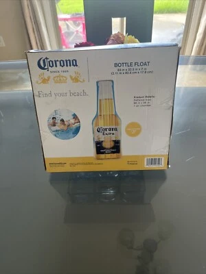 BOTELLA DE CERVEZA EXTRA INFLABLE CORONA FLOTADOR-PLAYA O PISCINA Foto 1 de 4