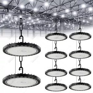 10X 300W 30000LM UFO LED Hallenbeleuchtung Industrielampe Hallenstrahler Highbay - Bild 1 von 10