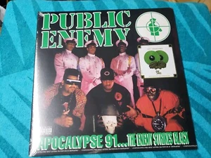 Public Enemy (GREEN VINYL) Apocalypse 91 Enemy Strikes Black 2xLP  Last One - Picture 1 of 6