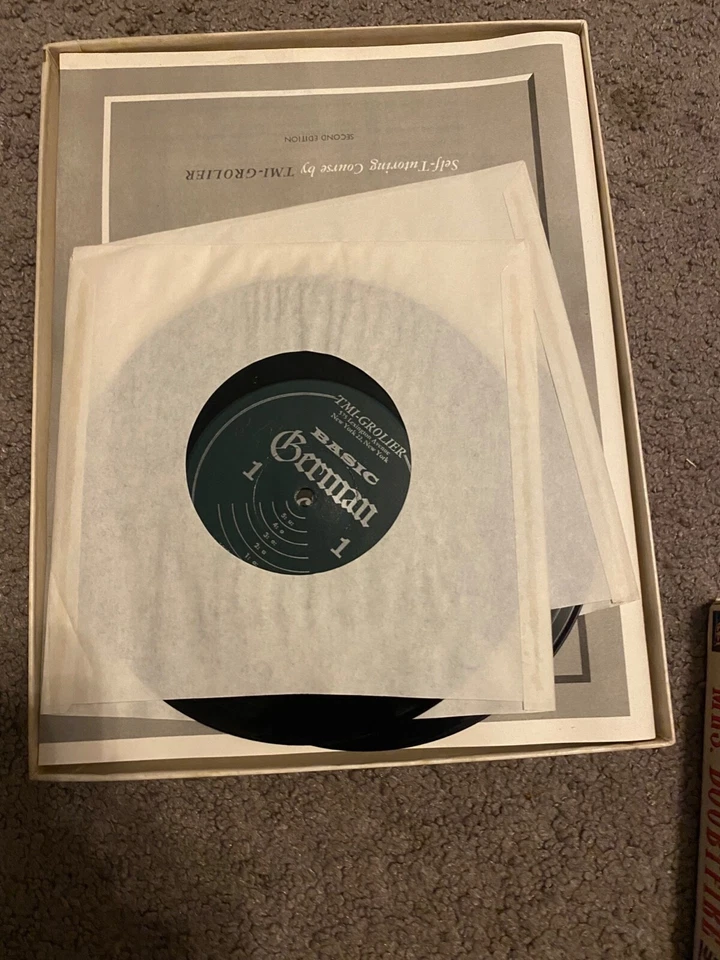 TMI-Grolier Teaching Machine TM-601 Basic German Reading 1968 - Image 1 of 1