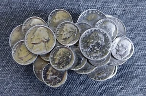 Vintage Coins Quarters Nickels Dimes Great American Buckle Company Belt Buckle - Picture 1 of 10