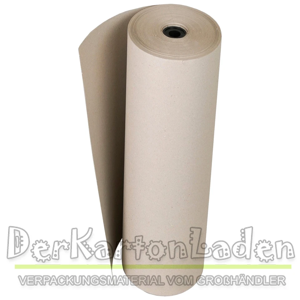 KK VERPACKUNGEN 1 Rolle Schrenzpapier Packpapier 100 cm Breite 250 lfm ~ 20 KG 80 g / m²