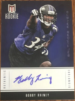 2012 Momentum Rookie Autograph Bobby Rainey #203 Baltimore Ravens #’d 058/699 - Image 1 of 2
