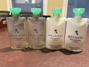 Bvlgari Eau Parfumee Vert Green Tea Shampoo, Shower Gel, Condition, Lotion 18ml - Picture 1 of 7