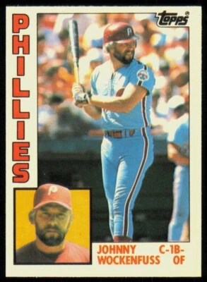 1984 Topps Traded John Wockenfuss Philadelphia Phillies #130T - Image 1 of 2