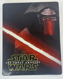 Star Wars The Force Awakens 3 DVD Steel Book With Bonus Features & Digital Copy - Picture 1 of 8