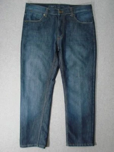 TF11413 **PAPEL DENIM Y TELA** JEANS CORTE RELAJADO 34x30 (msr 36"x30") AZUL OSCURO - Imagen 1 de 5
