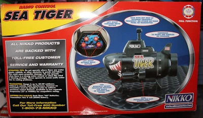 NIKKO RADIO CONTROL SEA TIGER CLEAR RC SUBMARINE SUB 168 2002 NEW IN BOX VINTAGE - Image 1 of 4