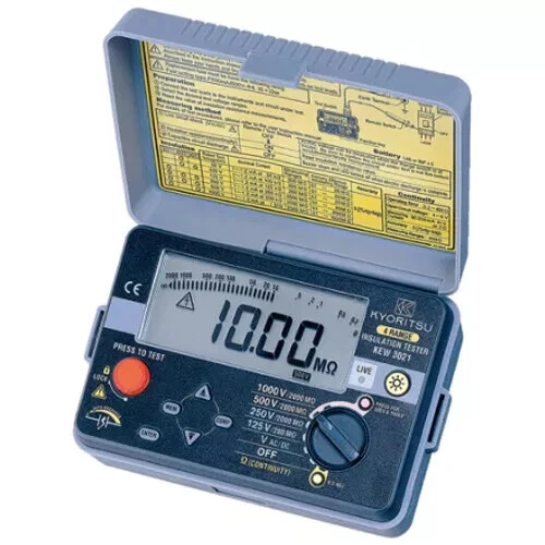 Kyoritsu 3021 Digital Insulation Continuity Tester Performs Insulation Test - Image 1 of 1
