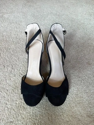 Wild Diva Lounge Tacones Cuña Negro, Mujer Talla 10 Foto 1 de 4