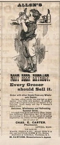 Magazine Ad - 1880 - Allen's Root Beer Extract - Lowell, MA - (#2) - Picture 1 of 1