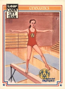1987 Leaf Candy City Team Hall of Fame Greats: Special Olympics #S5 Gymnastics - Bild 1 von 2