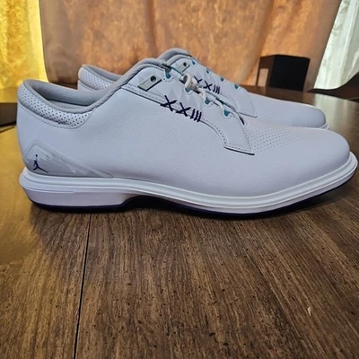 Nike Air Jordan ADG 5 White Grape Ice Emerald Rise FQ6642-100 Sz 12 Men's Golf - Image 1 of 4