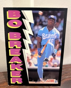 1991 Score BO JACKSON #773 🔥 "Bo Breaks" K.C. Royals - MLB Baseball Card - Picture 1 of 3