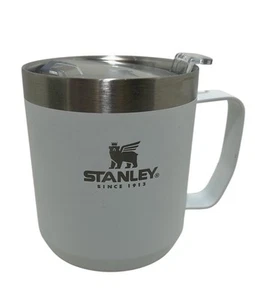 Stanley Classic Legendary Mug 12 oz Handle Coffee Stainless Cup with Lid White - Picture 1 of 8