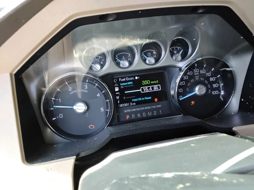 2014 F250 Super Duty OE Speedometer Gauge Cluster 90K Miles Ford - Image 1 of 4
