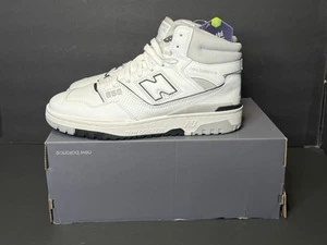 Size 10 - New Balance 650 "White/Grey" sneakers | BB650RWC | New - Picture 1 of 8