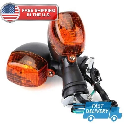 Front Turn Signal Light For KAWASAKI ZX6R/9R NINJA 250R/500R GPZ500/S ZRX1200S - Image 1 of 4
