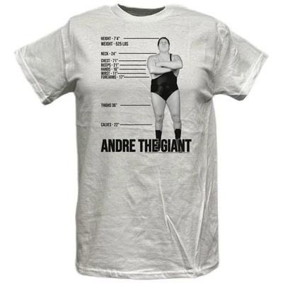 Camiseta Andre the Giant para hombre Tale of the Tape Foto 1 de 4