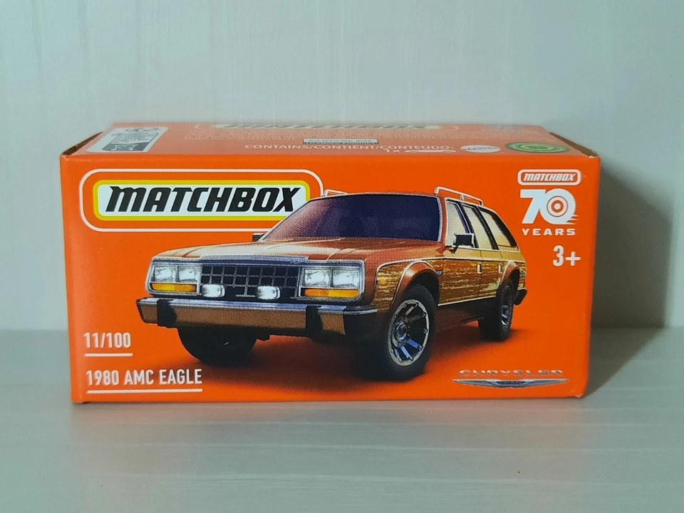 Matchbox 2023 Mattel 1980 AMC Eagle 11/100 Box Modellino 1/64 - Immagine 1 di 1