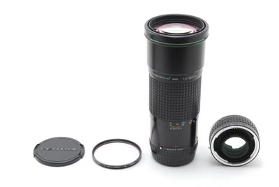 【COMO NUEVO】SMC PENTAX A 645 300mm f/4 ED IF Green Star Lens Converter 1.4X de Japón Foto 1 de 4