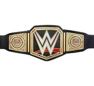 WWE World HeavyWeight Championship Replica Title Belt Adult Size 2mm Brass Black - Picture 1 of 5