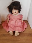 1920s Century Doll Co Composition Cloth Doll 20" Straw Body