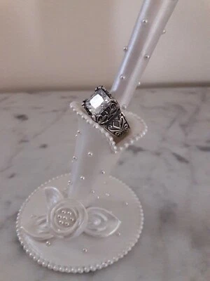 New SILPADA Sterling Silver 925 Uptown Cubic Zirconia Ring Size 6 R0981& Box - Image 1 of 4