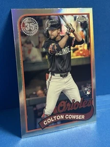 2024 Topps Chrome Update RC Colton Cowser 35th Anniversary Refractor #89CU15 - Picture 1 of 6
