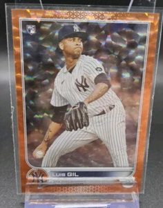 2022 Topps Luis Gil /299 RC Orange Foil Rookie Card SP Yankees Shortprint RoY - Picture 1 of 2