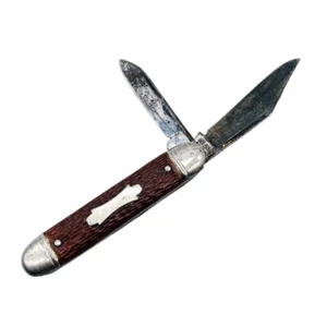 Colonial Prov. Folding Pocket Knife, 2 Plain Blades, 3.5 in Closed Length - Picture 1 of 7