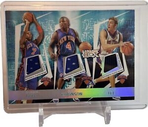 2005 Luxury Box Triple Double Relics #/193 Channing Frye Nate Robinson Rookie RC