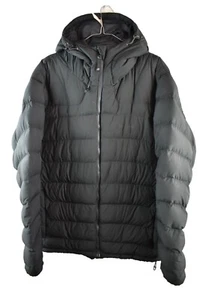 BERGHAUS piumino nero imbottito taglia XL uomo trapuntato imbottito con cappuccio casual - Foto 1 di 8