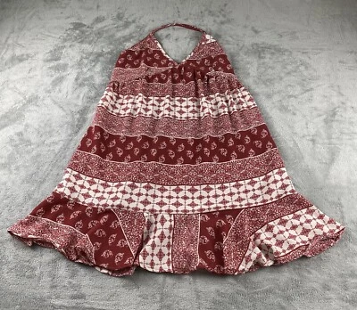 Vestido Charlotte Russe para mujer con correa pequeña rojo cachemira sin mangas cremallera poliéster A3 Foto 1 de 4