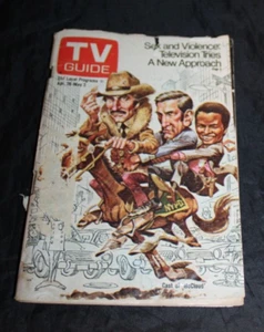 VINTAGE TV GUIDE COVER April 26 - May 2 1975 - Cast of McCloud - Imagen 1 de 3