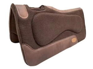 Klassy Cowgirl Brown Felt Top Saddle Pad w/ Neoprene Bottom - Picture 1 of 1
