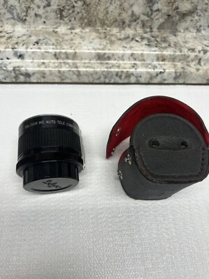 Teleconversor automático Minolta Soligor MC 3x lente con estuche y tapa Foto 1 de 4