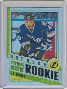 12/13 OPC Tampa Bay Lightning J.T. Brown Marquee Rookie Rainbow RC card #592 - Picture 1 of 2