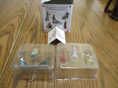 NUEVO Liberty Falls Pintado a Mano Estatuillas de Peltre Sólido Personas Figuras AH161 1998 Foto 1 de 4