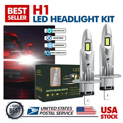 H1 LED Headlight Bulb Conversion Kit High/Low Beam For Audi A6 Quattro 1996-2008 - Image 1 of 4