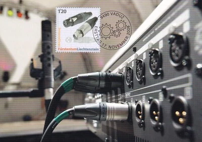 LIECHENTSTEIN 2008 THREE FIRST DAY COVERS, TECHNICAL INNOVATIONS ON MAXI CARDS - Image 1 of 3