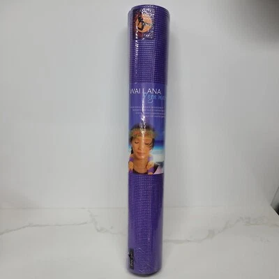 Wai Lana Yoga Mat Non Slip Surface Washable, Purple  24" Width x 68" Lenght. - Image 1 of 4