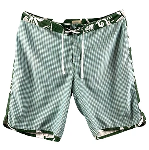 OLD NAVY Swim Trunks Suit Mens Sz Extra Large Green Board Shorts Pool Lake Beach - Picture 1 of 13