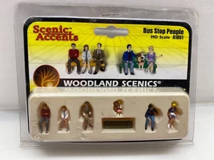 Woodland Scenics Scenic Accents Spur N Bushaltestelle Personen #A1861 ~ Neu in Verpackung - Bild 1 von 4