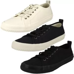 Herren Clarks Schnürsenkel Atmungsaktiv Stoffschuhe Roxby Spitze - Bild 1 von 28