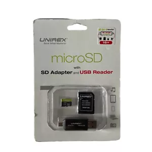 Unirex 4-in-1 USB/Micro SD Card with USB Reader & Adapter - Picture 1 of 3